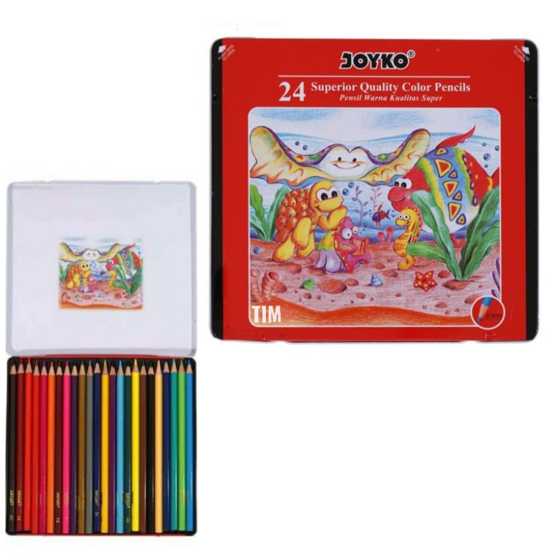 

Pensil Warna Joyko CP24TC Kaleng 24 Warna JunDW