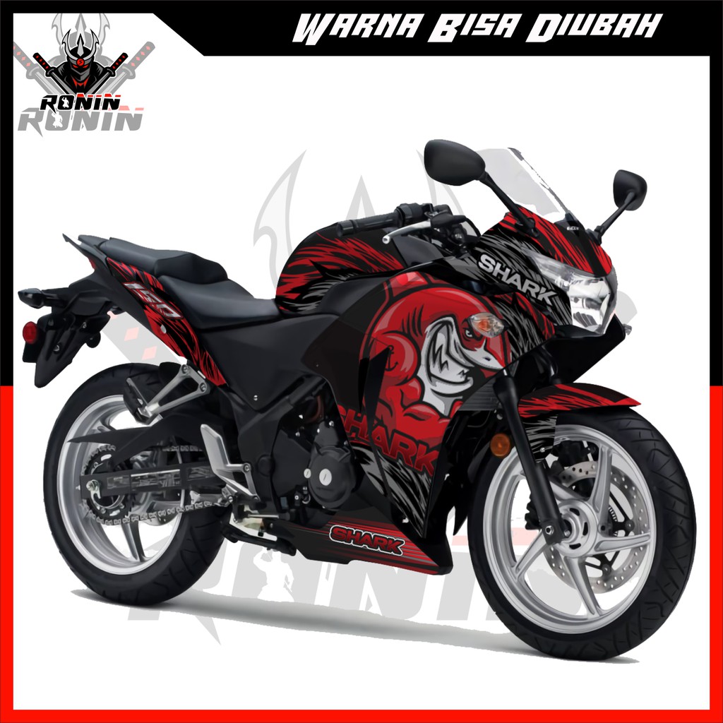 Sticker Decal FULL BODY CBR CBU Thailand Motif Shark Muscle Shopee Indonesia