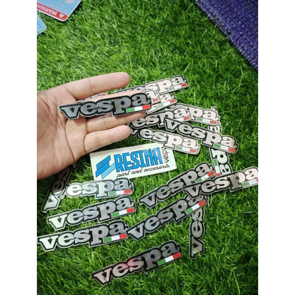 emblem emblim vespa super sprint px excel model import stainless