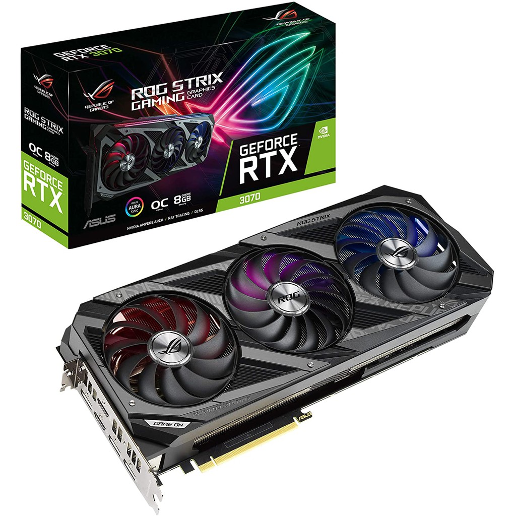 ASUS STRIX RTX 3070 OC 8GB GDDR6 ROG RTX3070 O8G VGA CARD NVIDIA