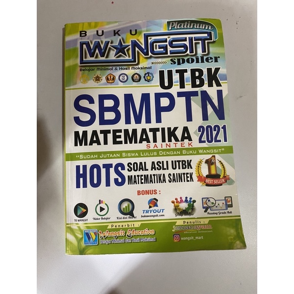 PRELOVED TKA MATEMATIKA WANGSIT 2021