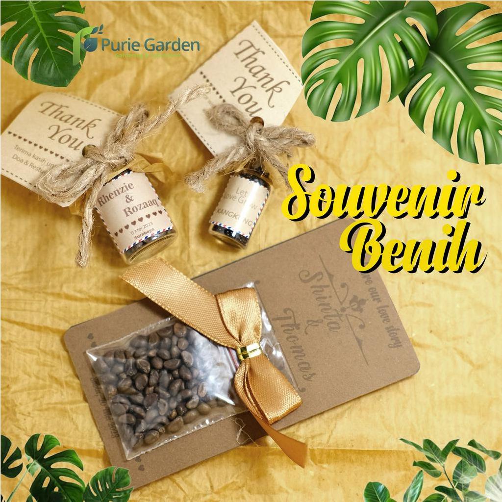 Souvenir Pernikahan Benih Bibit Tanaman Eksklusif TERMURAH TERLARIS!!