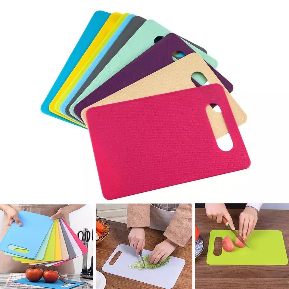 Cutting Board Plastic / Talenan Plastik Ukuran 29 X 19 Cm / Talenan Serbaguna / Talenan Sayur Dan Buahan Anti Slip