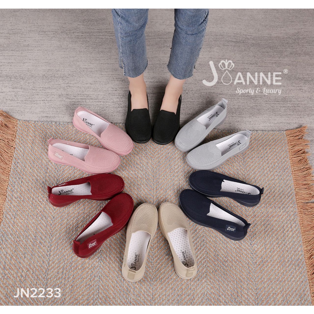 JOANNE FlyKnit Flat Shoes #JN2233 ORIGINAL