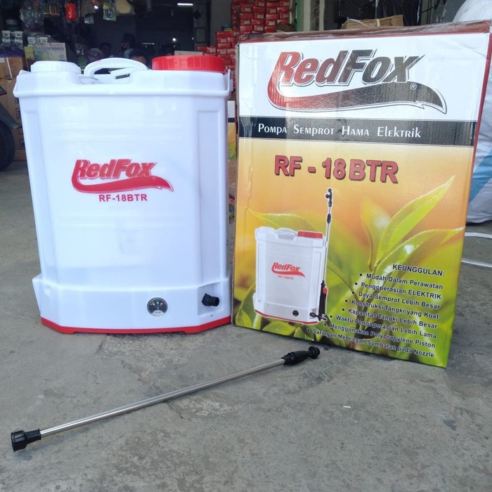 Redfox Pompa Semprot Hama Elektrik 18 Liter batre sprayer