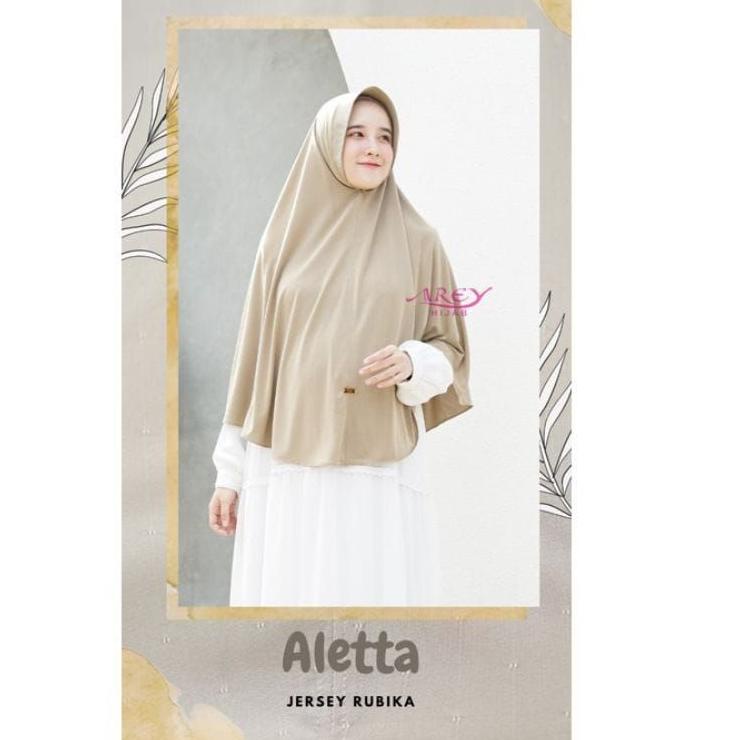 [MDA.26Au22ᴬ] (Original Arey) ALETTA jilbab instan jersey rubikajilbab instan pethijab syar'i
