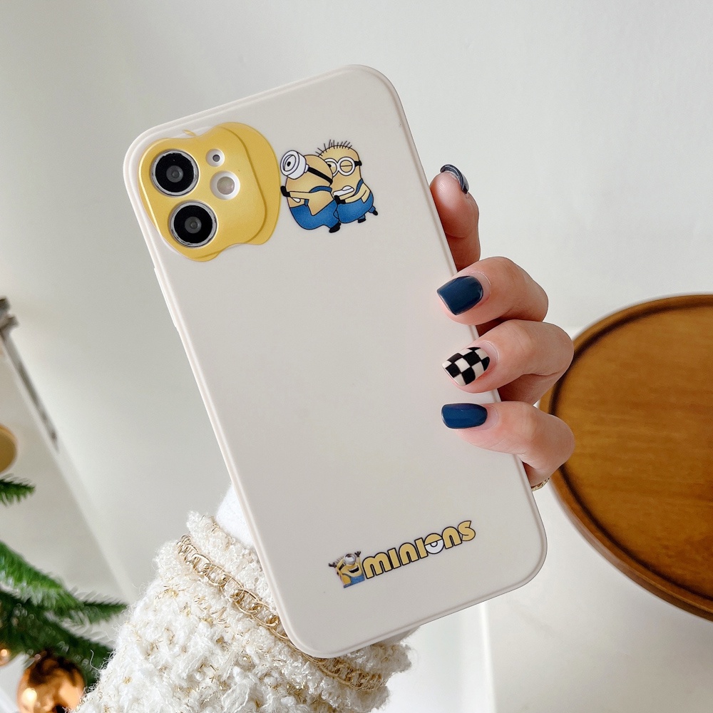 Soft Case Hp Gambar Minion Untuk iPhone 6 / 6S / 7 / 8plus / SE 2020 / X / XR / XS / 11 / 12 / 13pro MAX