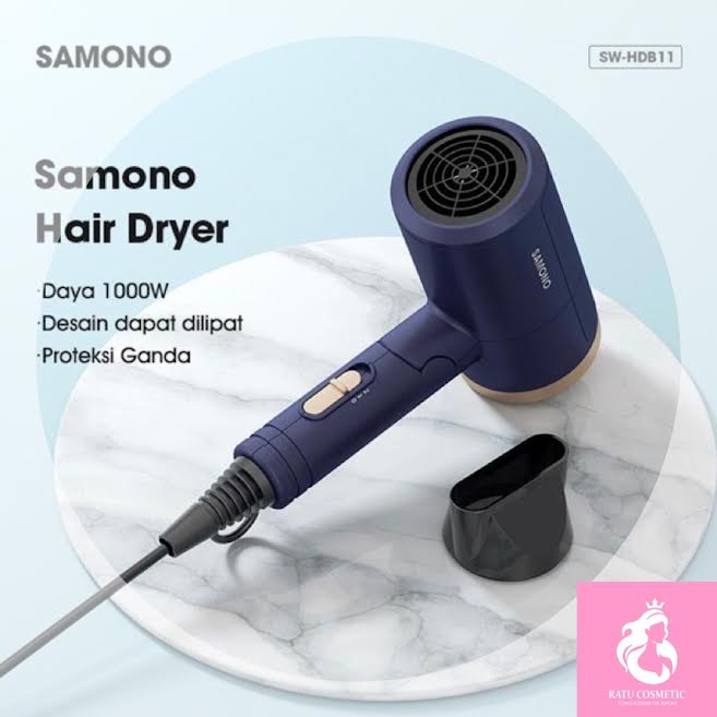 SAMONO SW-HDG11 1000W Hair Dryer Pengering Rambut