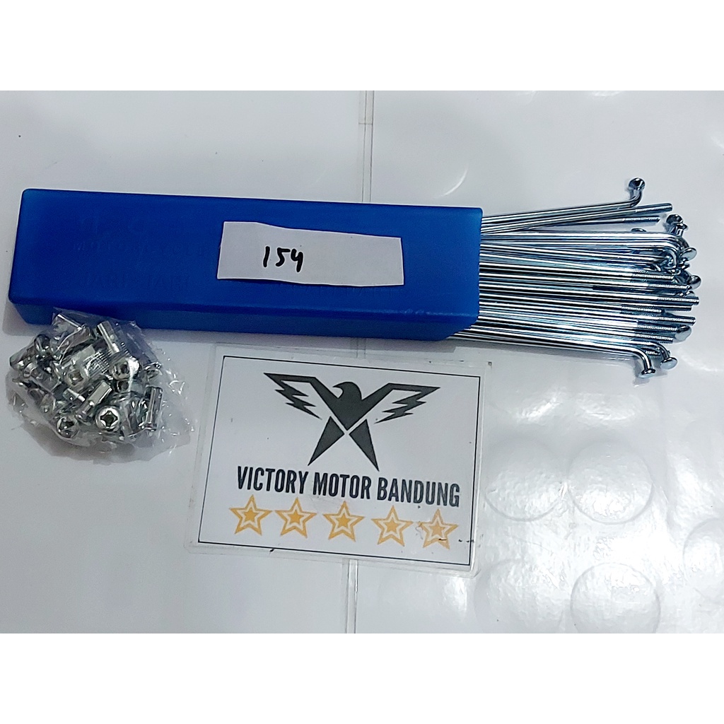 Ruji Jari Jari Roda Belakang Size 154 Yamaha Jupiter Mx Vega R new Vega Zr Ring 17 Merek Lokal