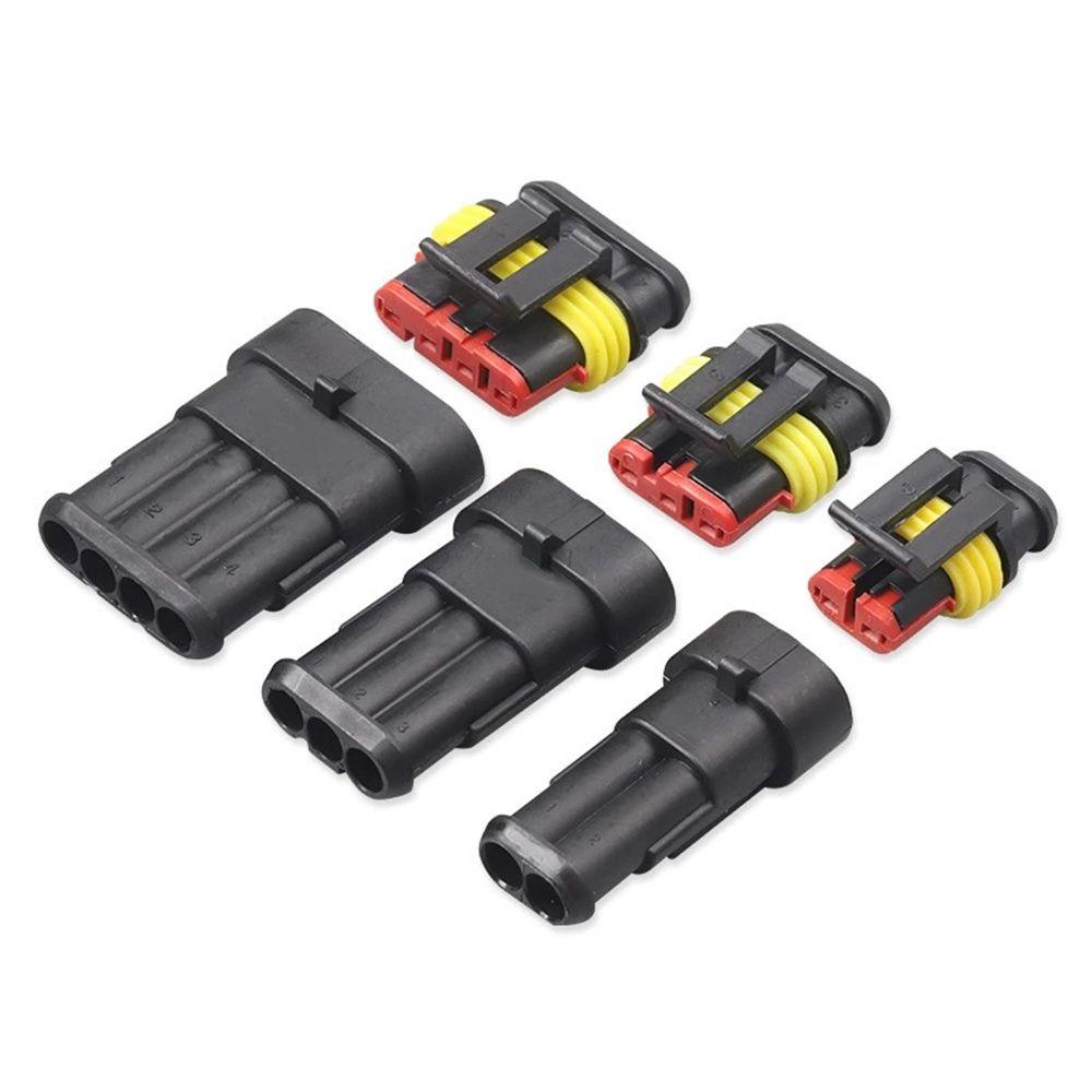 QUINTON Wire Connector 5Pcs Kawat Otomotif Mobil Truk1/2/3 /4 /5/6 Pin Way Seal Quad Bike Connecting