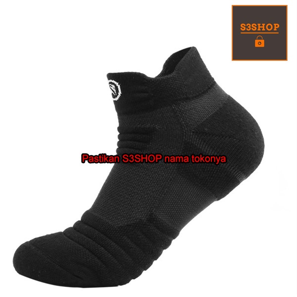 Kaos Kaki Pendek Olahraga Basket Fitness Gym Sports Premium Ankle Socks Tebal