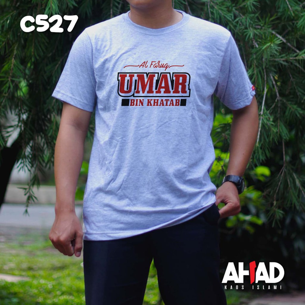 Kaos islami ahad-Al faluq umar bin khatab C527