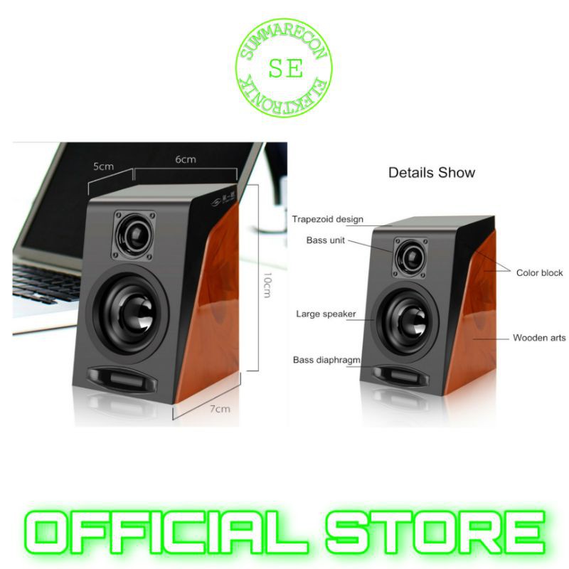 speaker desktop multimedia 2 inch