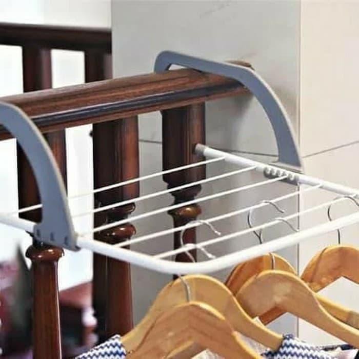 Jemuran Balkon Rak Gantungan Balkon Apartemen