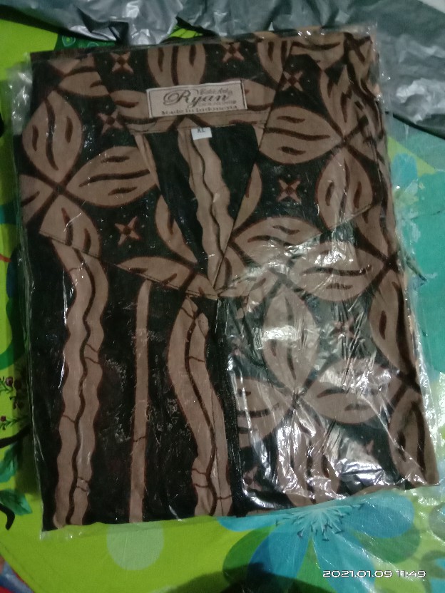 Tunic Zipper Seling Genes Tunik Seling Parang Kawung Batik Busui Friendly Seragam Tunik Batik