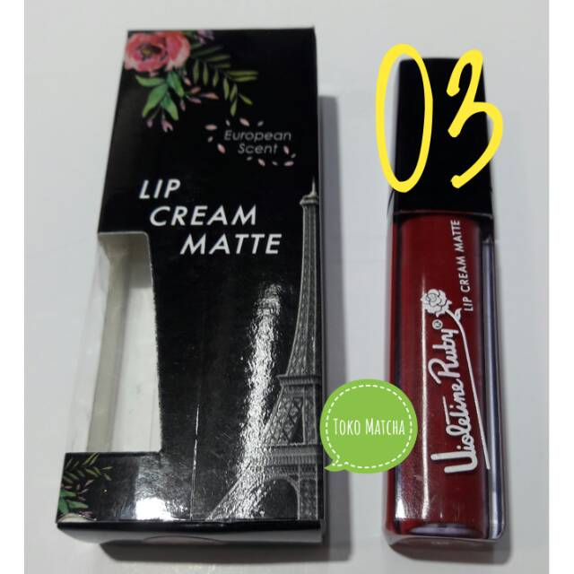 Violetine Ruby Lip Cream Matte BPOM