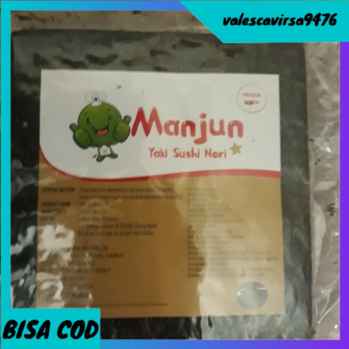 

⭐BISA COD⭐ Sushi nori halal
