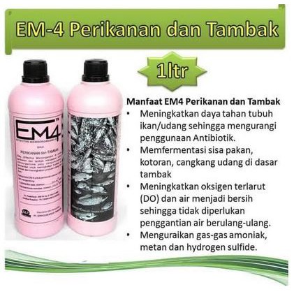 EM4 Perikanan dan Tambak/Probiotik/Probiotic 1Liter/1000ML