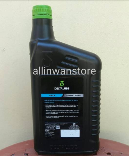 Oli Deltalube Daily Matic 757 Premium Matic SAE 10W30 API Service SL JASO MB Volume 0.8 Liter 10w30 Original 100% 0.8 L