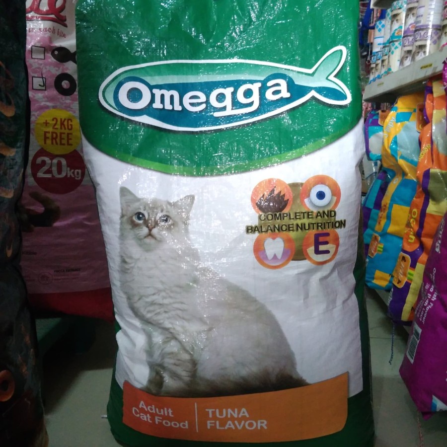 Omega Cat Food Repack 1 Kg Makanan Kucing Murah