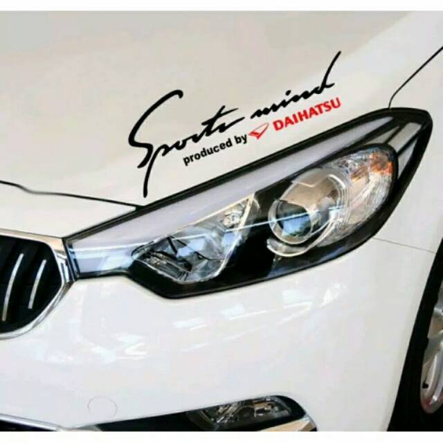 Stiker cap mobil Daihatsu keren