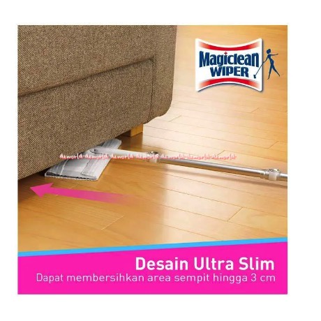 Magiclean Wiper Wet Sheet Mop 8Lembar Tisu Basah Pembersih Lantai Magic Clean Magicclean Magic Clean Kain Pel Model Tissue Basah Tissu