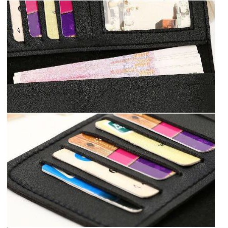 Dompet Wanita Style Korea Import Dompet Simple Elegant PU Halus Dompet