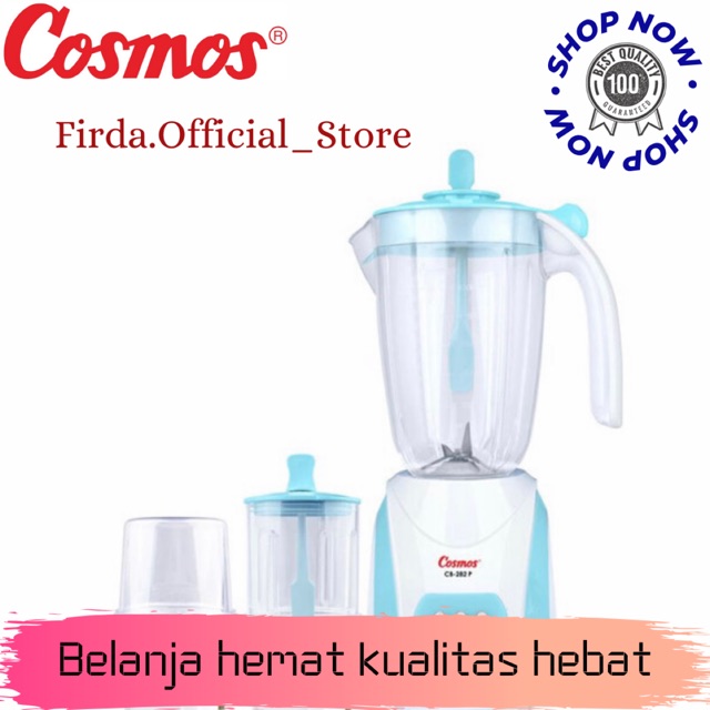 Cosmos CB 282 P / 282P Plastik Blender [2 L] 100% ORI