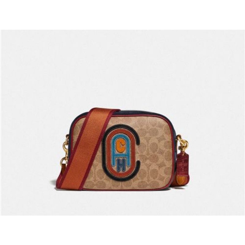 Camera Bag In Signature Canvas With Coach Patch (C79257)