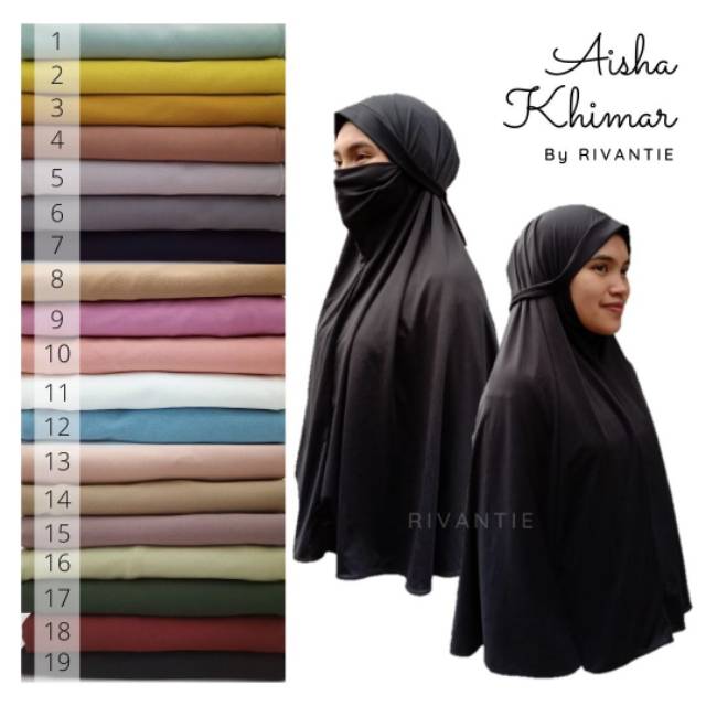 Aisha hijab niqob by rivantie