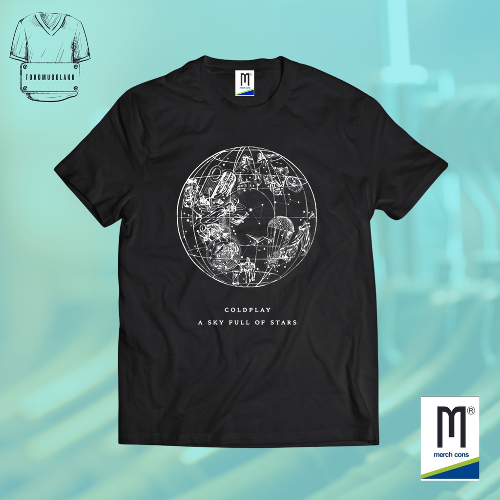 KAOS BAND COLDPLAY / MERCHCONS APPAREL / CODE HM154
