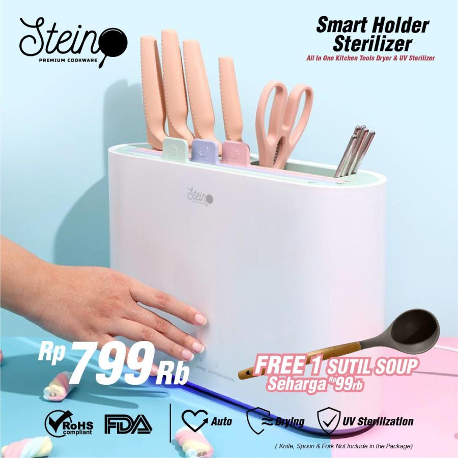 Stein Steincookware Smart Holder Sterilizer UV Chopping Board Talenan