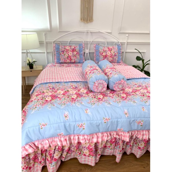 restok bedcover sprei rimpel soraya bedsheet