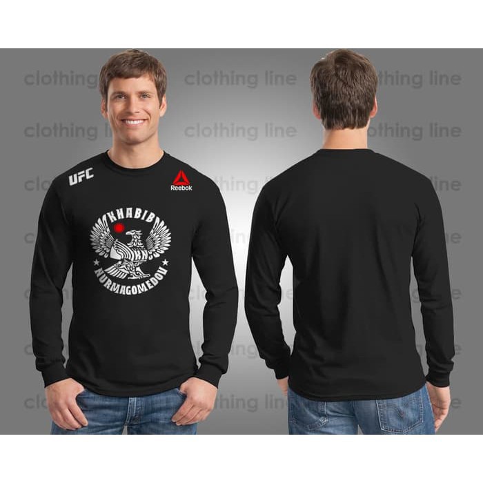 KAOS UFC KHABIB NURMAGOMEDOV LENGAN PANJANG - Kaos panjang UFC KHABIB NURMAGOMEDOV