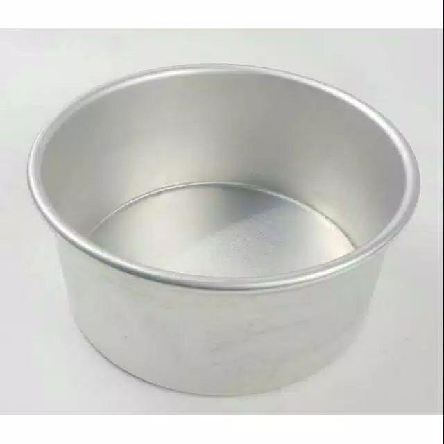 Cetakan Kue Loyang Bulat Paket 3pcs Ukuran 16cm 18cm 20cm Tinggi 8cm Tebal 0,8mm