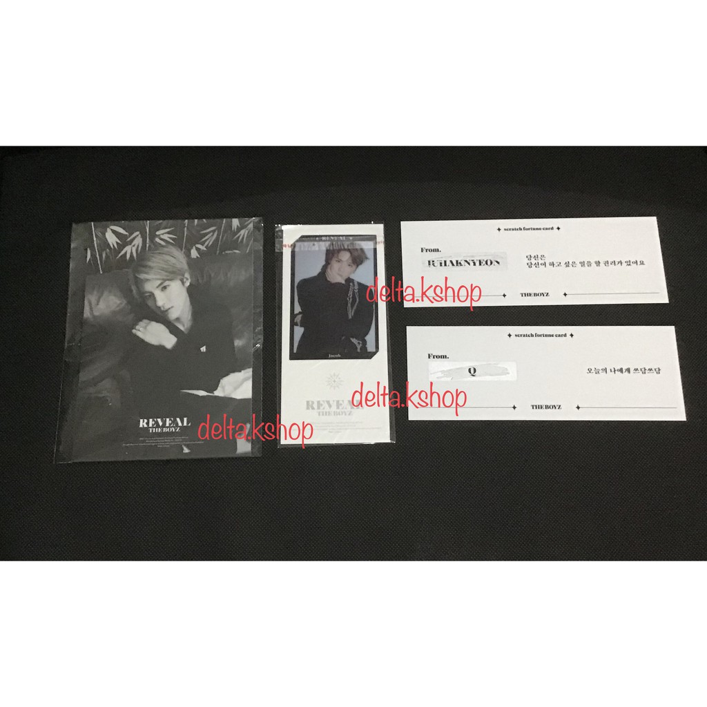 Photocard The Boyz Reveal