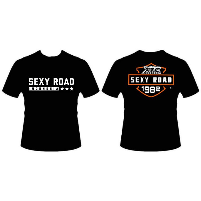 Kaos Custom Bahan Distro / kaos sexy road