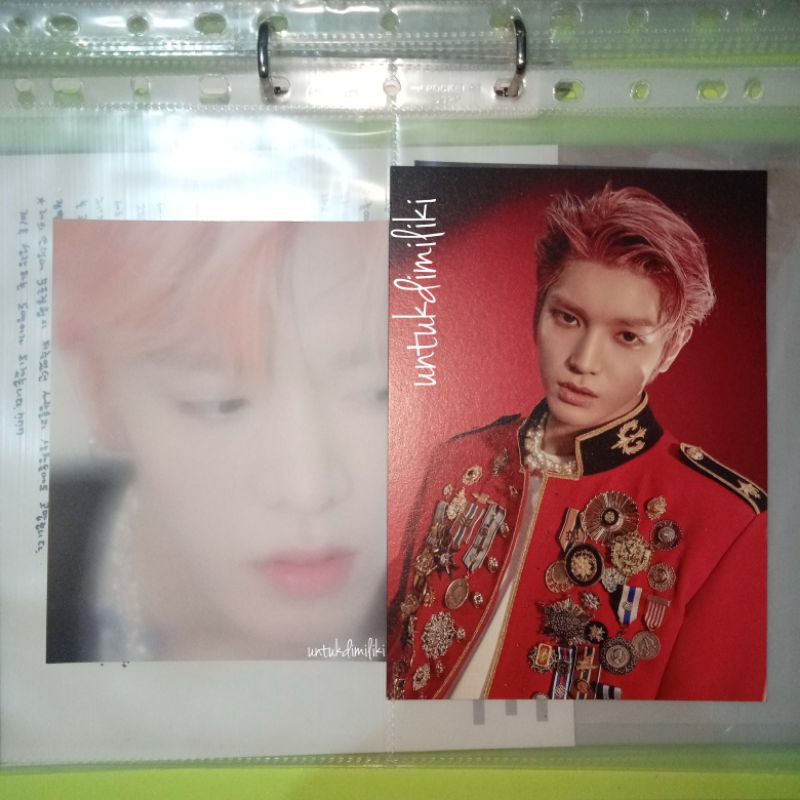 Postcard Jaehyun Yuta Taeyong Diary Empathy 2018 regular irregular final round