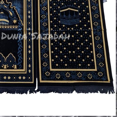 ✻ Sajadah Turkey Tebal Hitam / Sajadah Turki Hitam / Sajadah Besar Hitam ➬