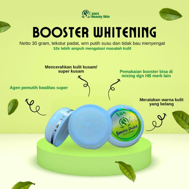 *FREE GIFT* BOOSTER PADAT WHITENING BY AWS BEAUTY SKIN