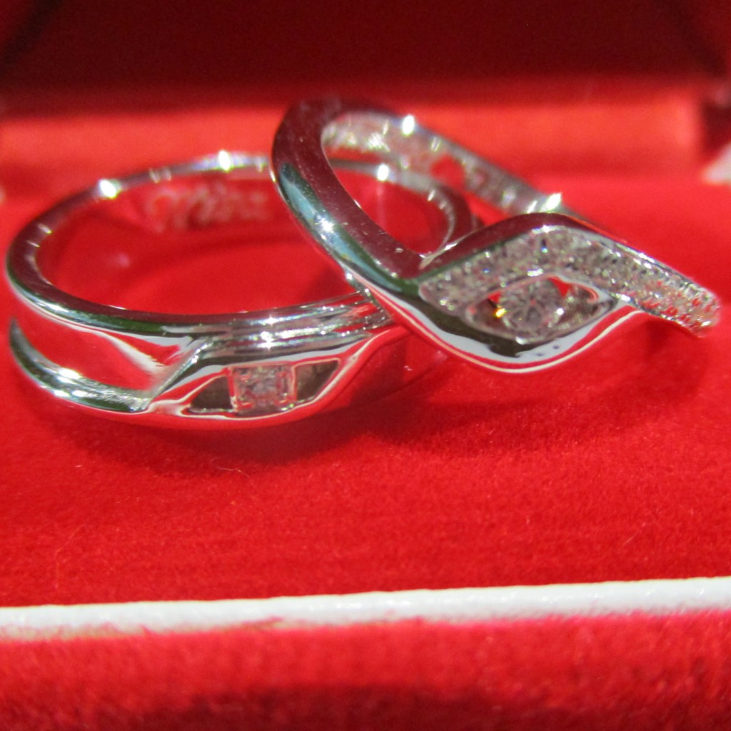 Bisa Pesan Model Gratis Ukir Nama Garansi Silver Asli Cincin Kawin Couple Perak Tunangan Nikah Id6