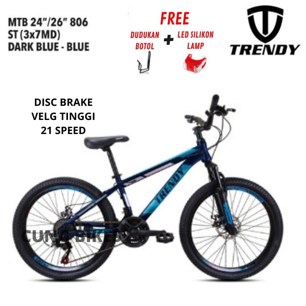 Sepeda gunung TRENDY MTB 24&amp; 26 INCH BY PACIFIC