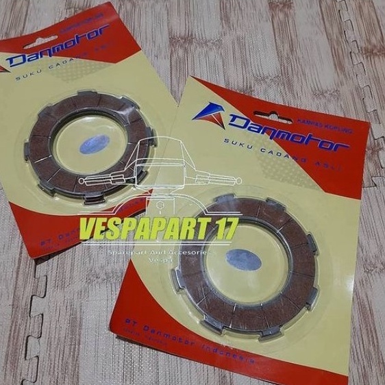 Kampas kopling vespa danmotor Besar