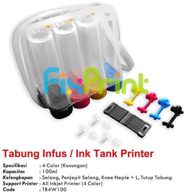 TERLARIS Tabung Infus Printer Canon MG2570s E410 E460 E470 E480 E500 E510 MX497