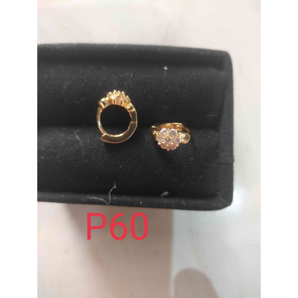 Anting Tusuk Berlian Replika - Perhiasan Xuping Lapis Emas