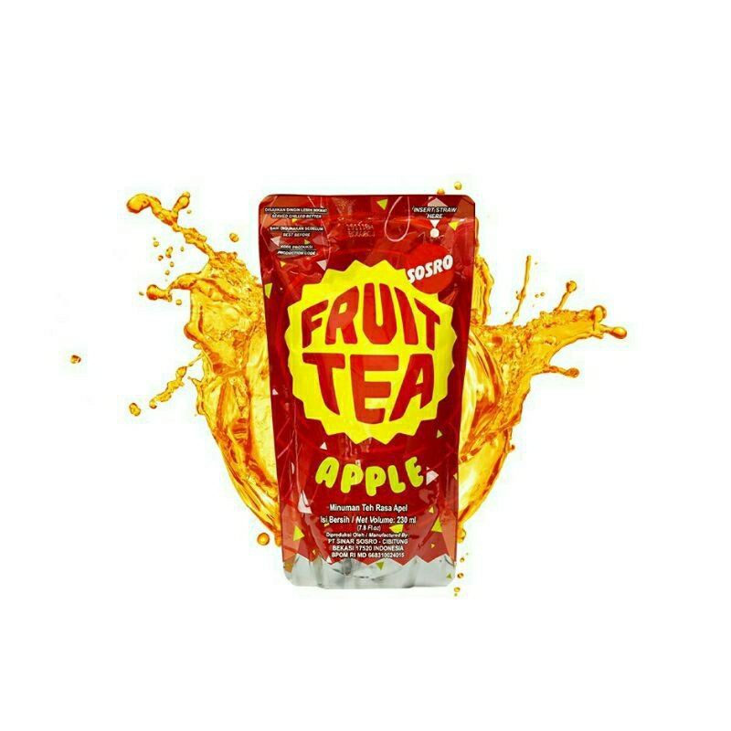 

Fruit Tea Apel Pouch Kemasan 230ml 1 Karton Isi 24 Pcs