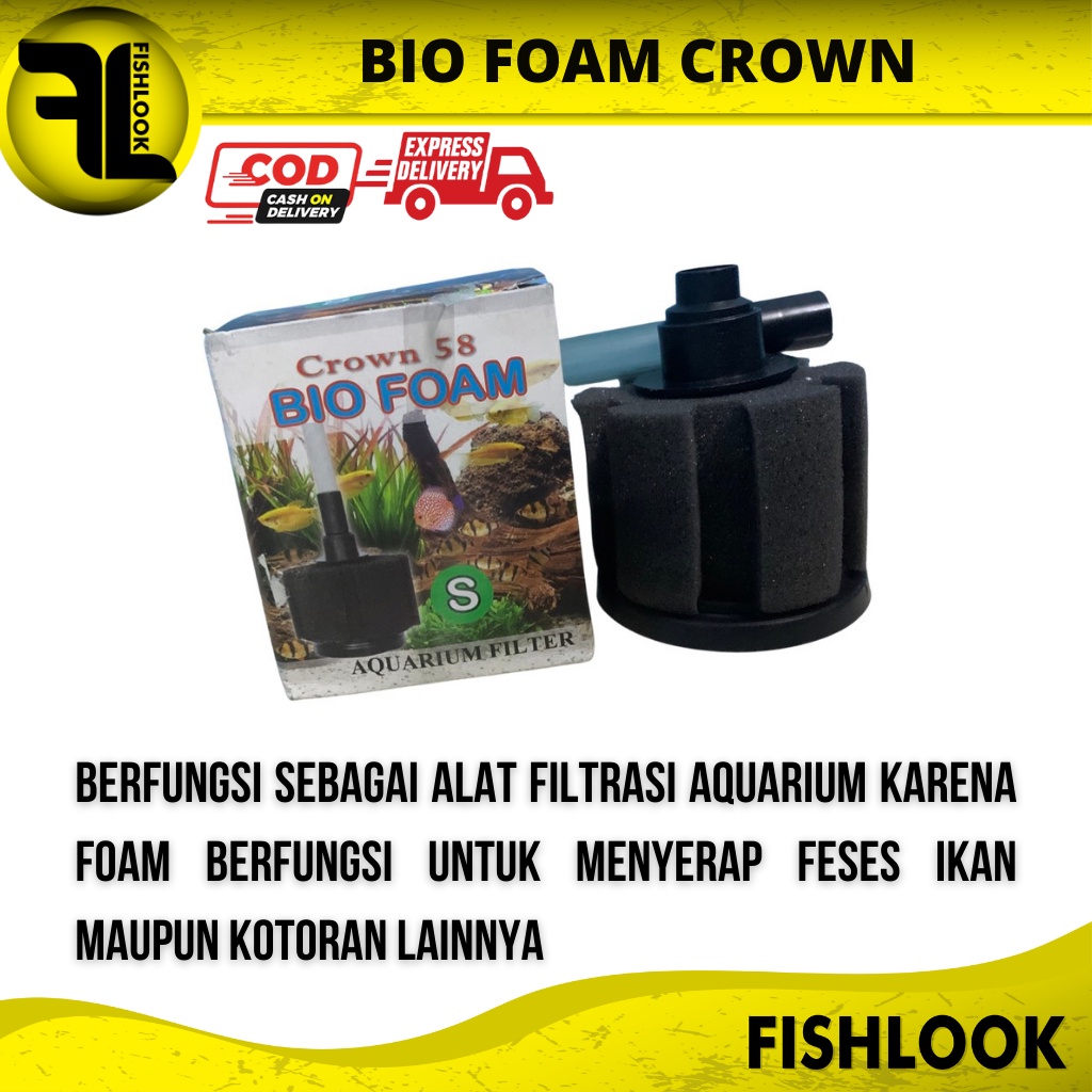 Refill Busa Bio Foam Size S/M/L Filter Aquarium Ikan Hias Refil BioFoam AWET Tahan Lama