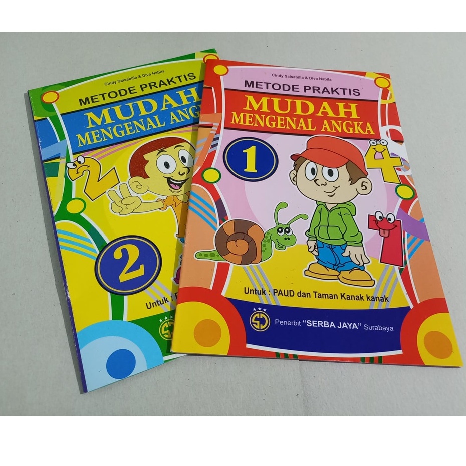 Buku Anak Metode Praktis Mudah Mengenal Angka Serba Jaya