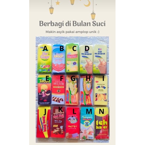 

Amplop Lebaran Kekinian Amplop Lebaran Snack Lucu