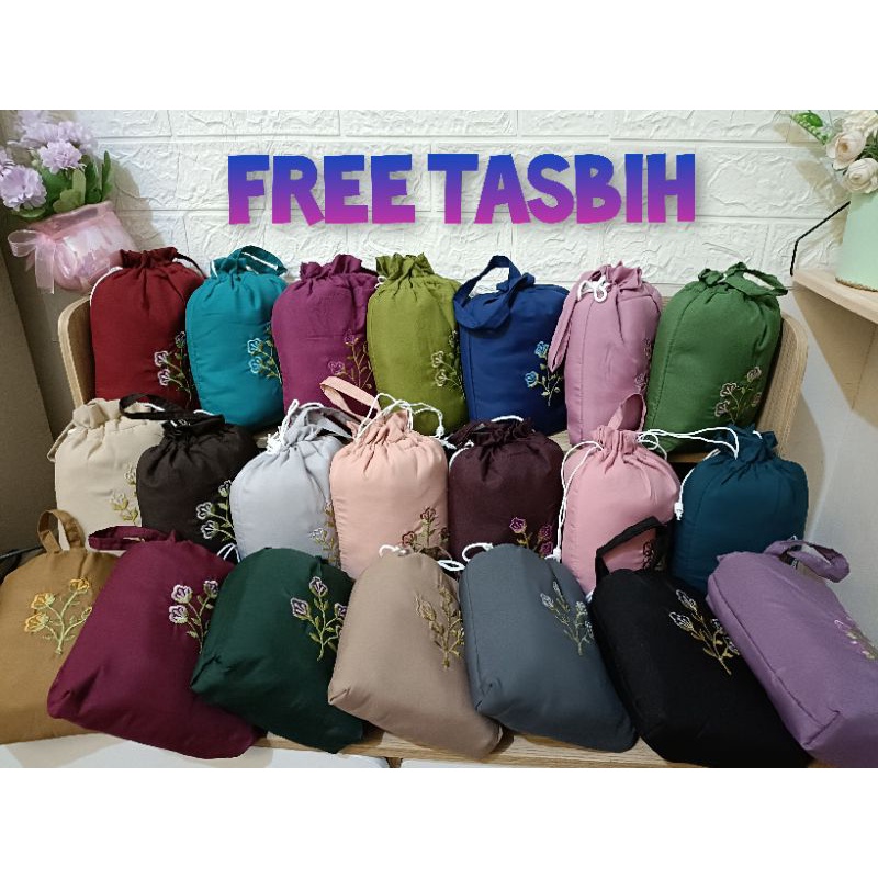 MUKENA TRAVEL Dewasa TERMURAH / FREE TASBIH